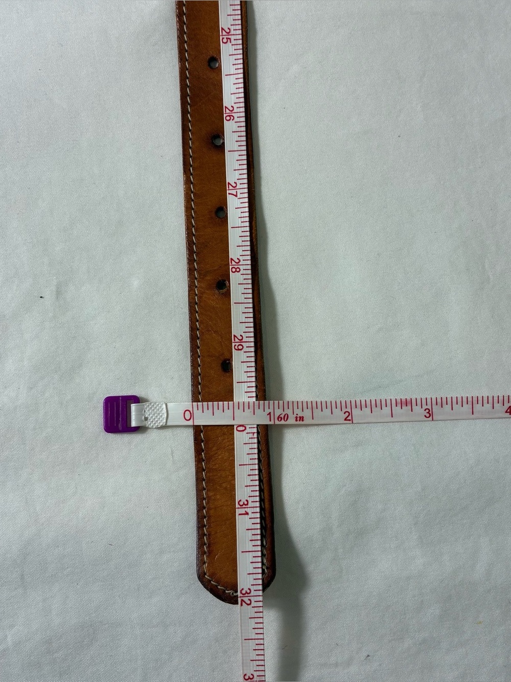 VTG Joan & David Belt Small Brown Leather Sculptural Waist Statement Boho 90s - Picture 11 of 11